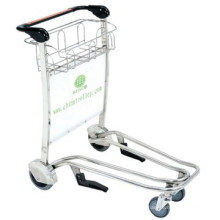 Good selling Four wheels hand brake metal airport baggage carts,airport carts for luggage